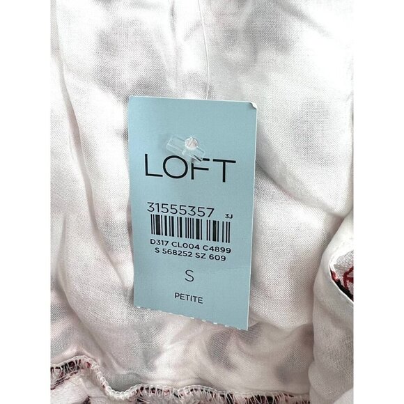 Loft Women's Petite‎ Romper Sleeveless Floral Size SP Pockets Inseam 2.5" NWT - Picture 2 of 13